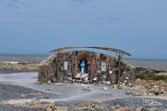 Pequena capela na costa leste de Punta del Este, no litoral do Uruguai
